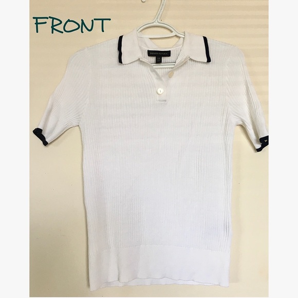 White Collard Shirt🤍 - Picture 1 of 2